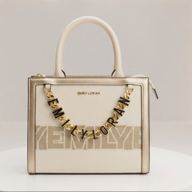Emily Loran Chic Monochrome Crossbody Handbag 👜✨