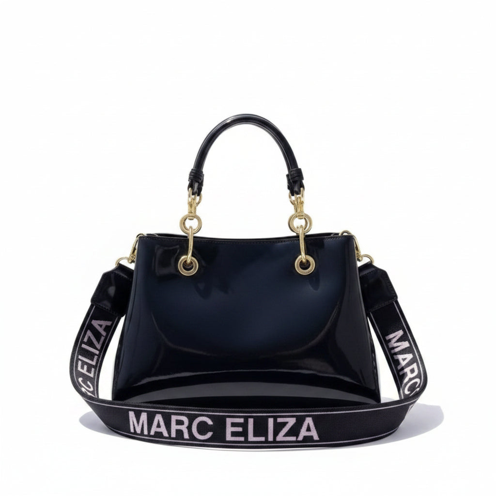 Marc Eliza Glossy Silicone Statement Bag