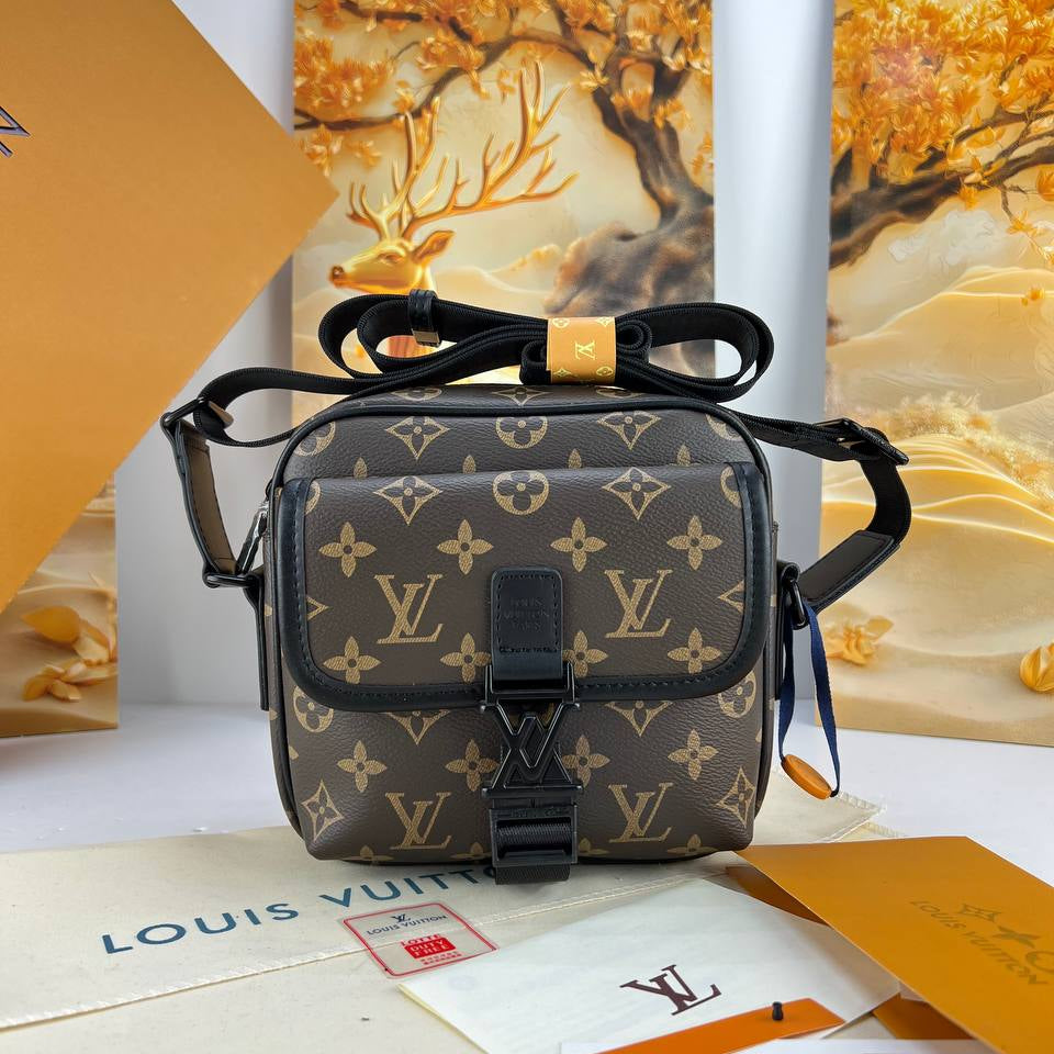 Louis Vuitton Monogram Buckle Crossbody Bag
