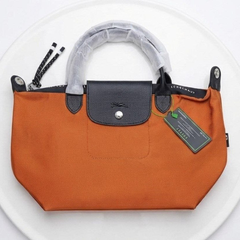 Longchamp Medium Foldable Tote in Navy Blue