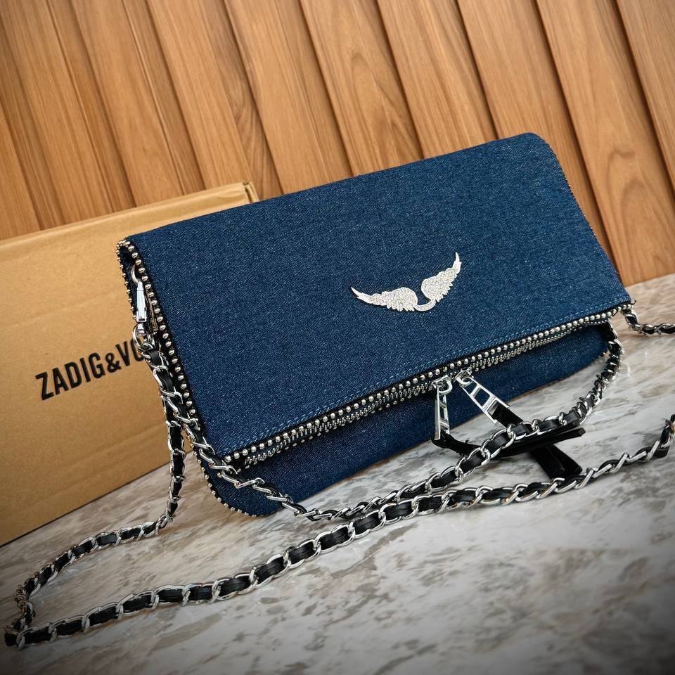 Zadig & Voltaire Rock Leather Chain Bag
