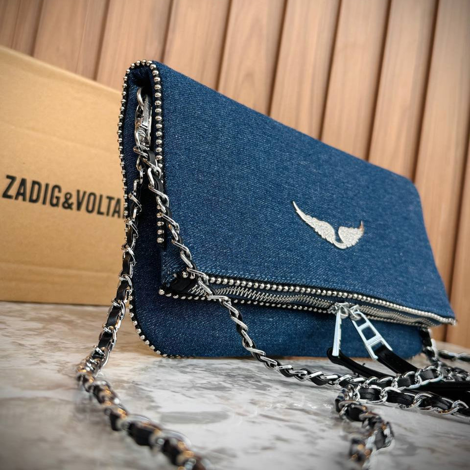 Zadig & Voltaire Rock Leather Chain Bag
