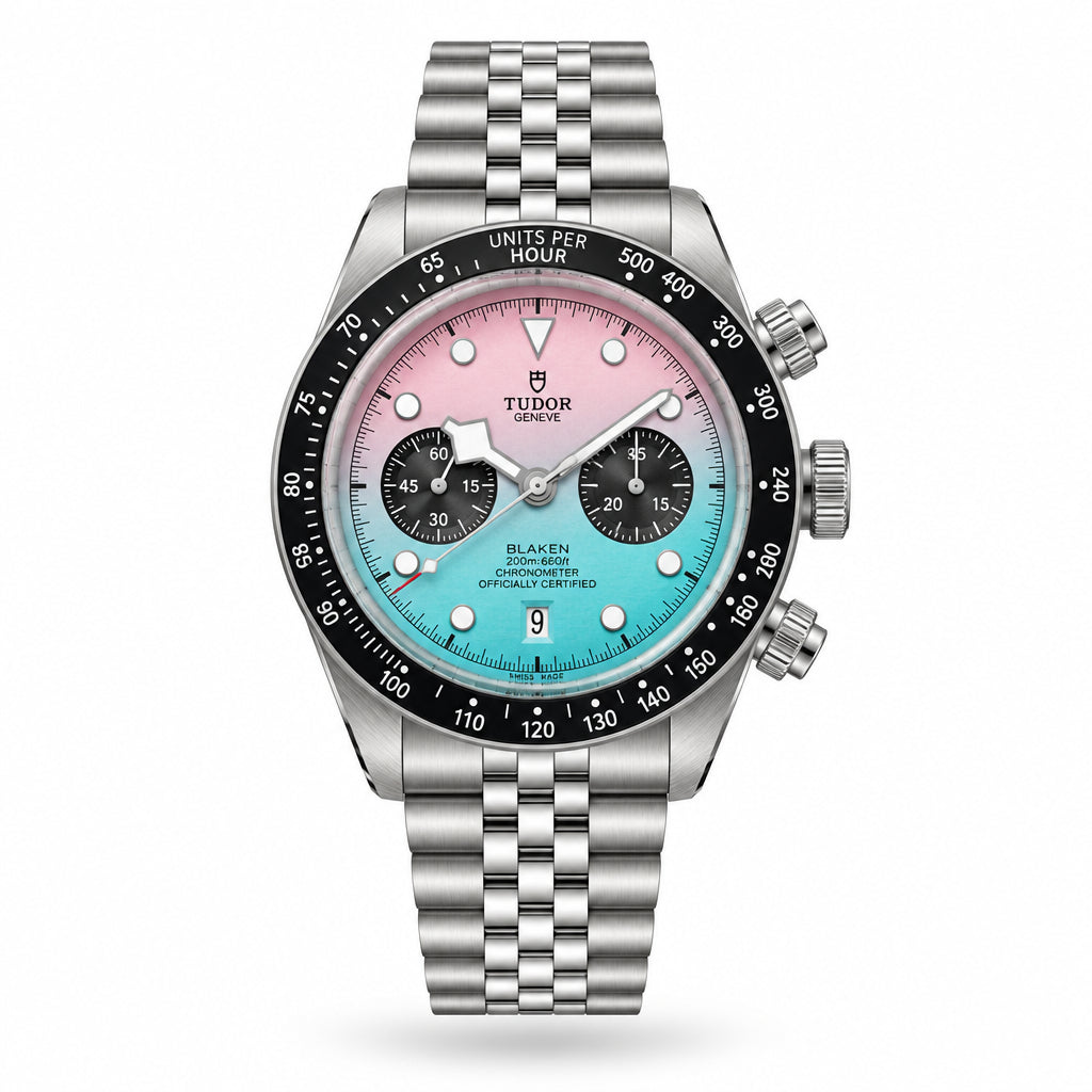 Tudor Blaken Chronograph Gradient Dial Stainless Steel Watch
