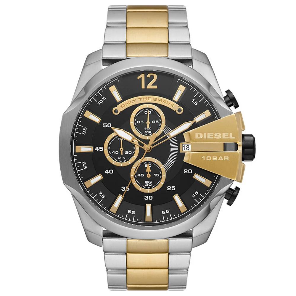 Diesel Only The Brave Two-Tone Stainless Steel Chronograph Watch