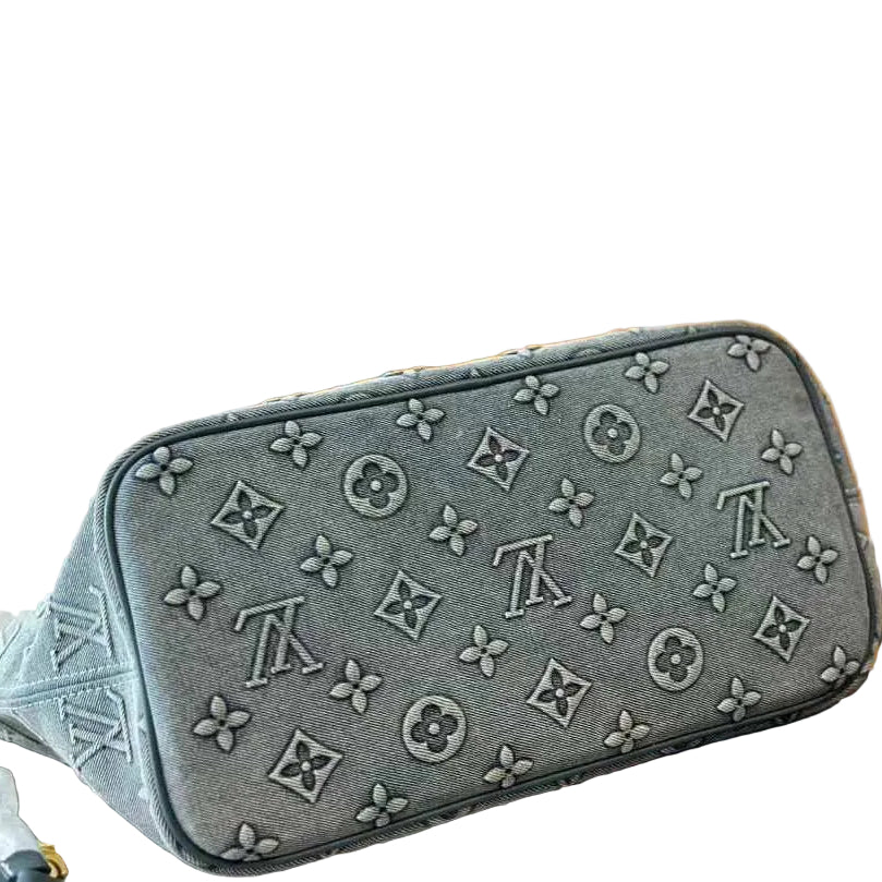 Louis Vuitton Neverfull MM Monogram Empreinte Giant in Denim Blue 👜✨💙