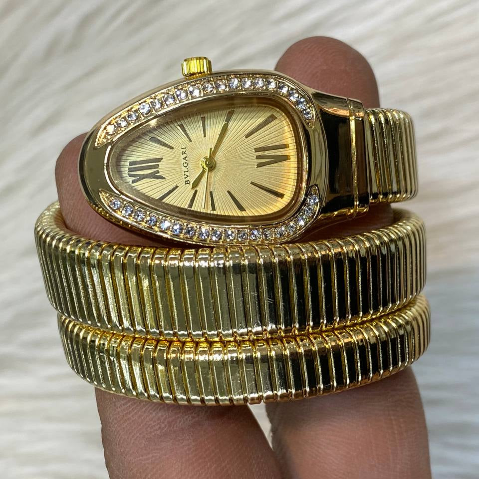 Bvlgari Gold-Tone Stainless Steel Women's Watch ⌚✨