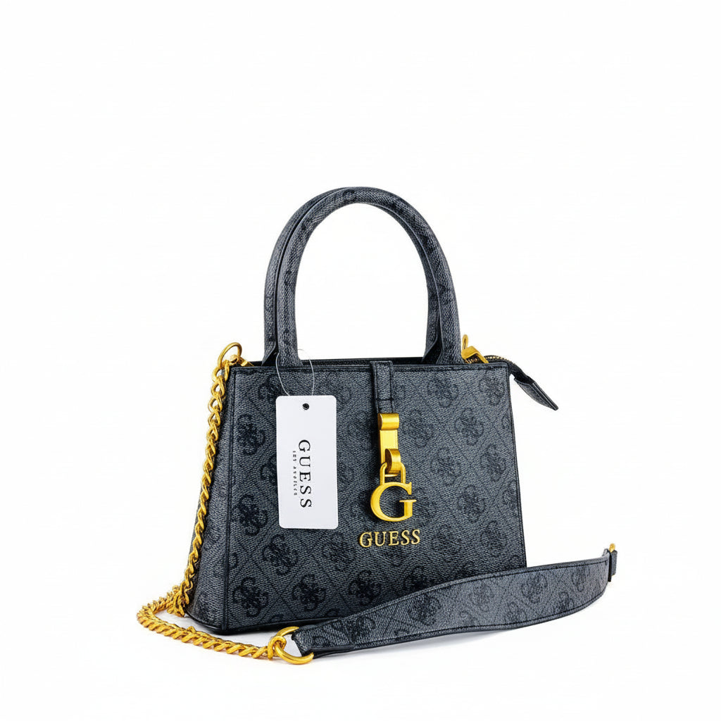 GUESS Chic Crossbody Bag 🖤💙 Beige Accent