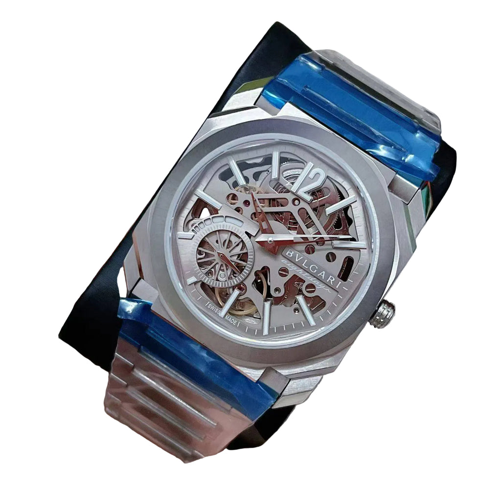 Bvlgari Silver Metal Men's Watch ⌚️✨