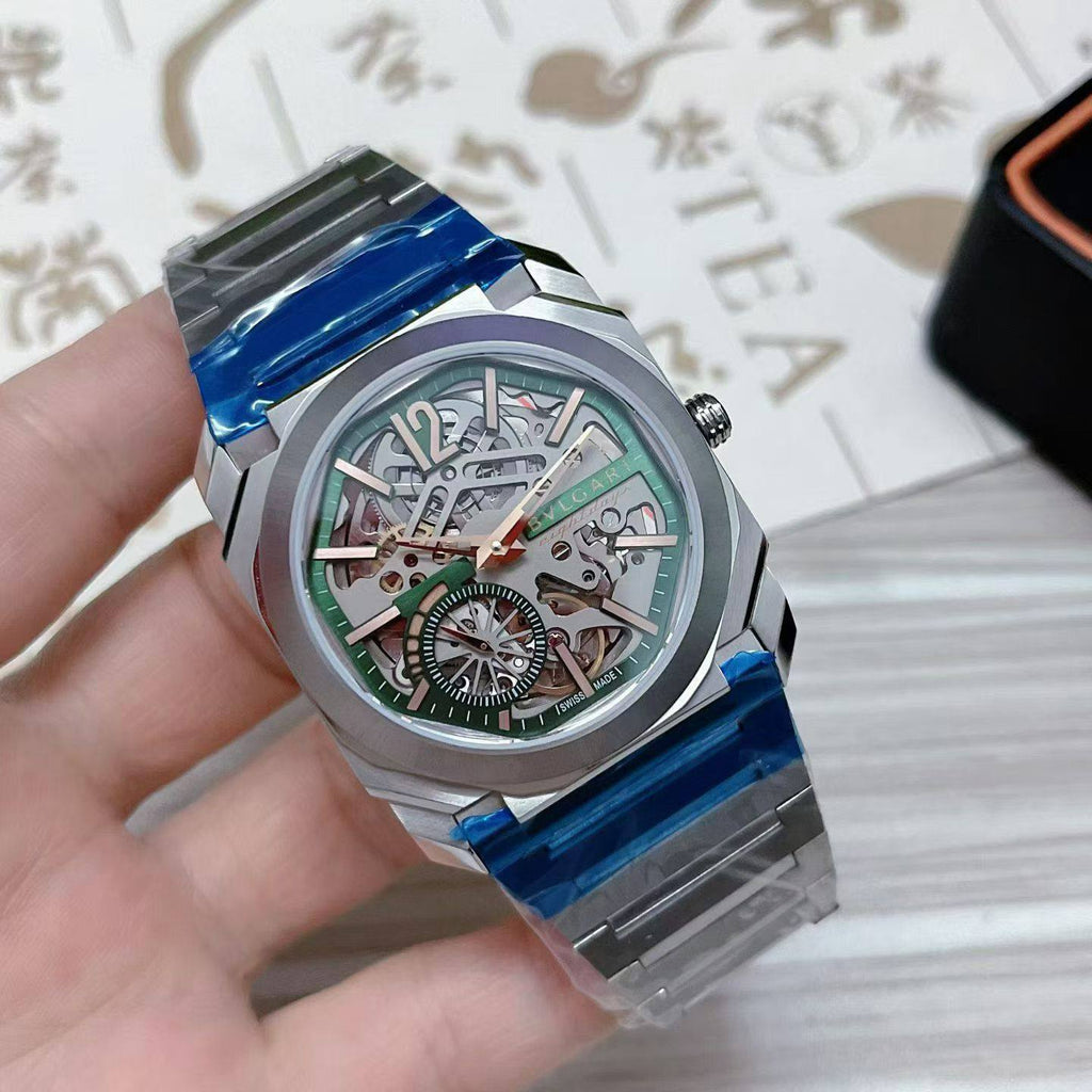 Bvlgari Silver Metal Men's Watch ⌚️✨