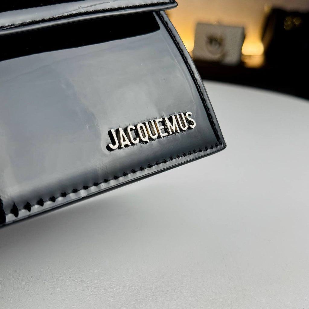 Jacquemus Le Chiquito Noeud in Burgundy Patent Leather 👜🍒✨