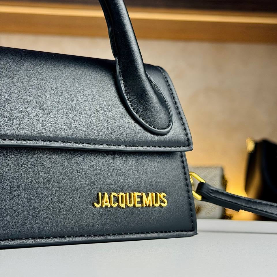 Jacquemus Le Chiquito Long Leather Handbag in Vibrant Red 👜❤️✨