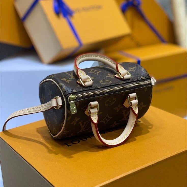 Louis Vuitton Monogram Nano Speedy with Adjustable Strap 👜✨🤎