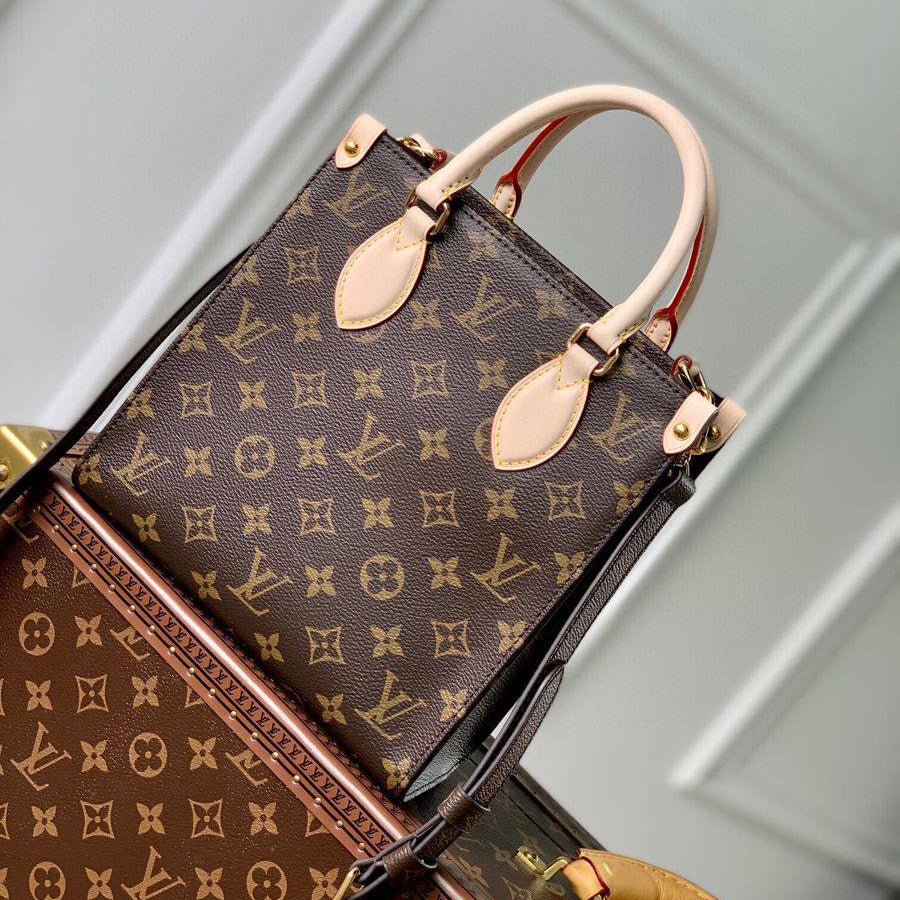 Louis Vuitton Petit Sac Plat Monogram Tote 👜✨🤎