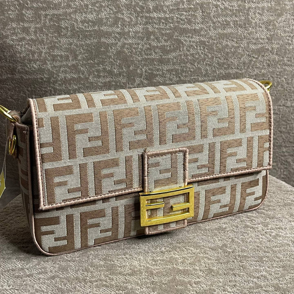 Fendi: Blue & Brown Chic Bag 👜 💙