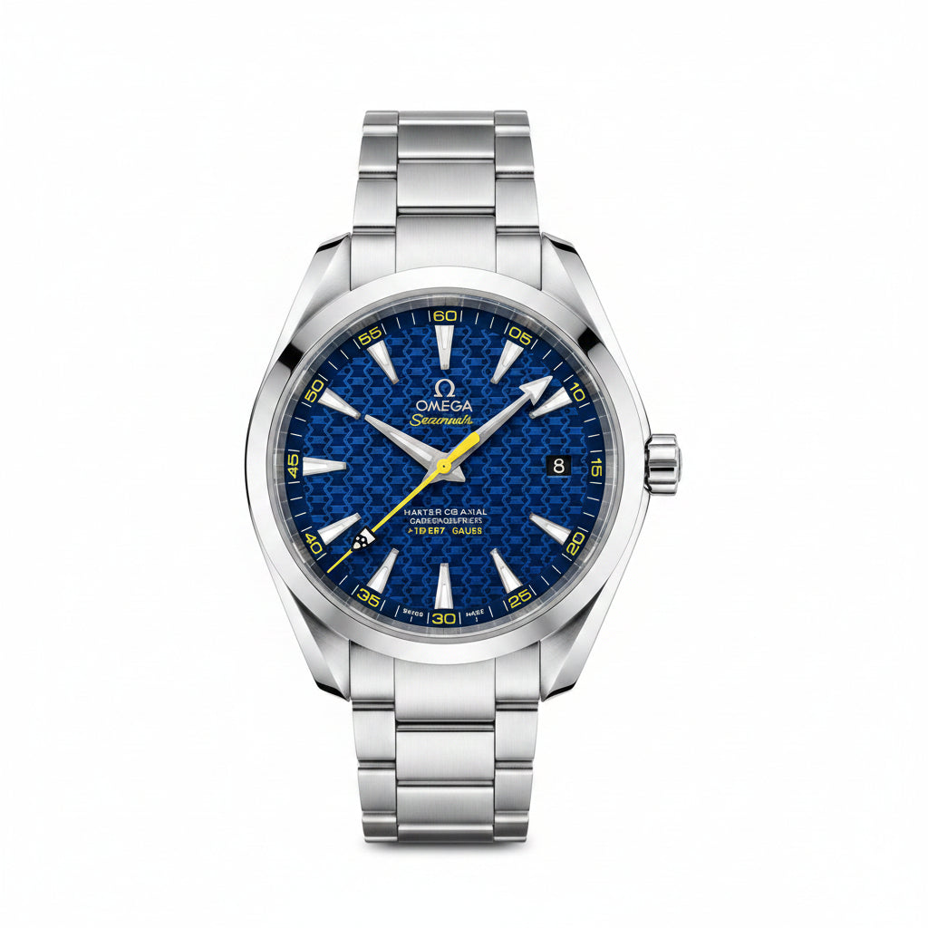 Omega Seamaster: Blue Dial Stainless Steel Men's Watch ⌚🟦⚙️