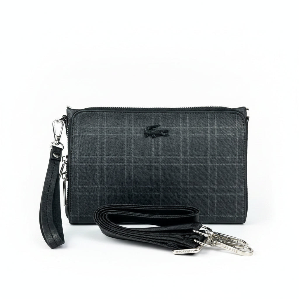 Lacoste Plaid Check Hand & Crossbody Bag 🐊💼