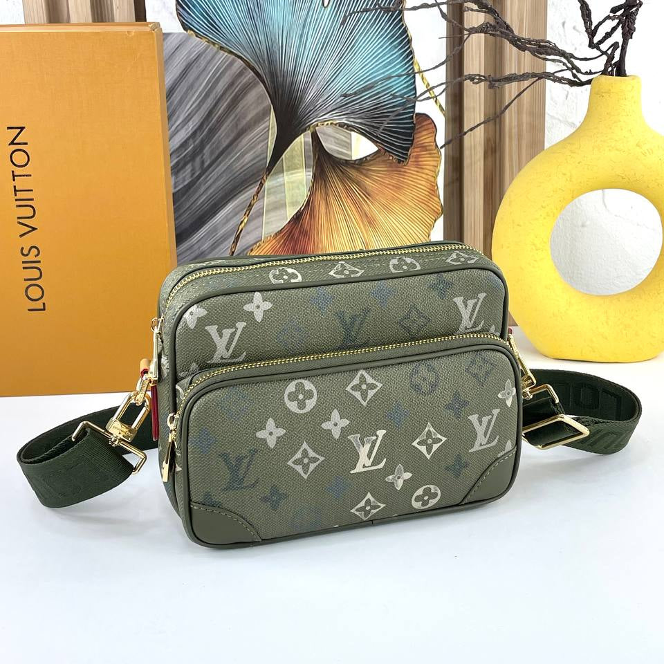 Louis Vuitton Monogram Olive Green Crossbody Bag 🌿✨