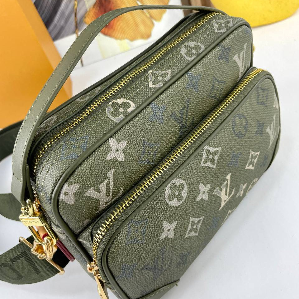 Louis Vuitton Monogram Olive Green Crossbody Bag 🌿✨