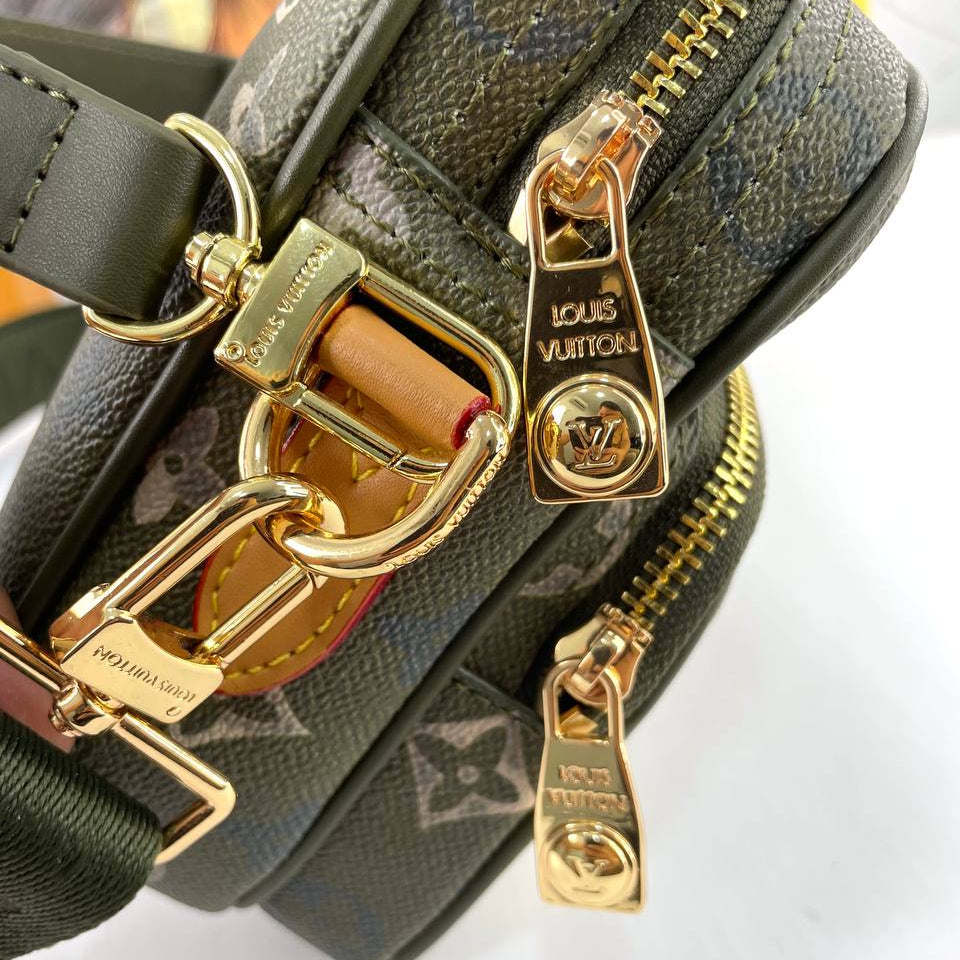 Louis Vuitton Monogram Olive Green Crossbody Bag 🌿✨