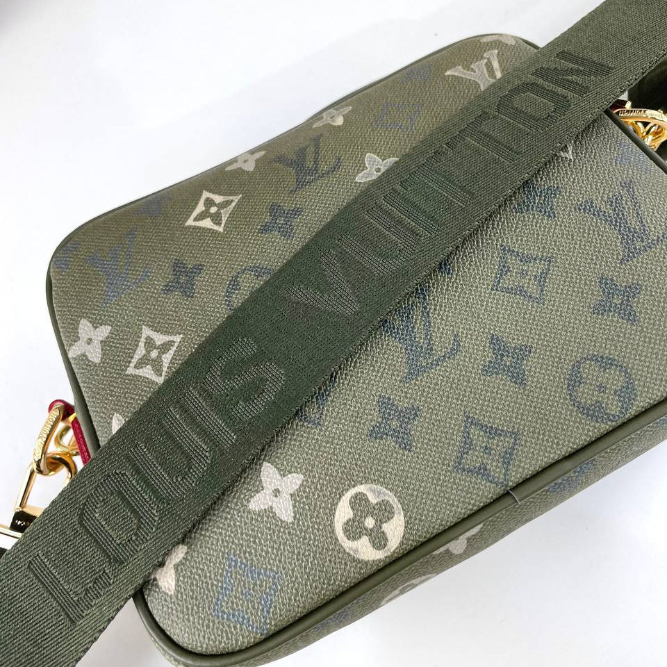 Louis Vuitton Monogram Olive Green Crossbody Bag 🌿✨