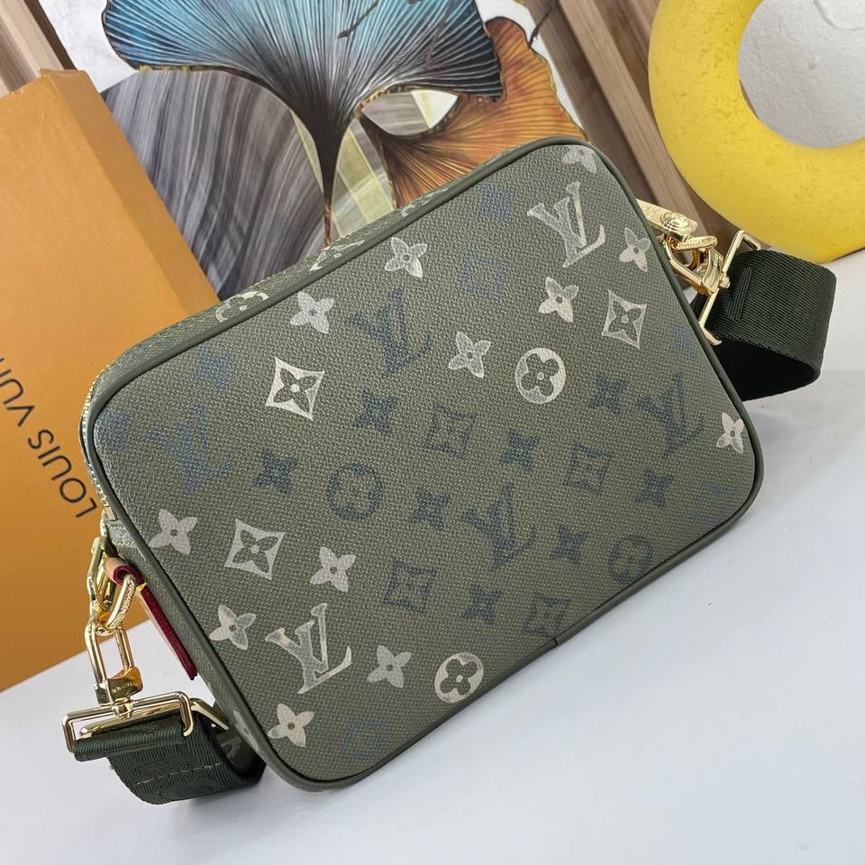 Louis Vuitton Monogram Olive Green Crossbody Bag 🌿✨
