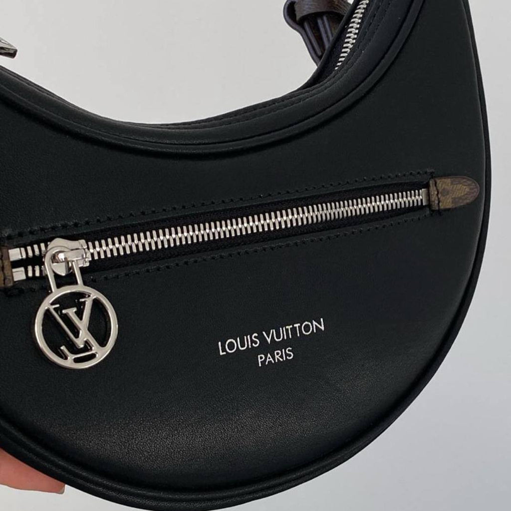 Louis Vuitton Crescent Moon Bag with Silver-Tone Hardware 🌙👜