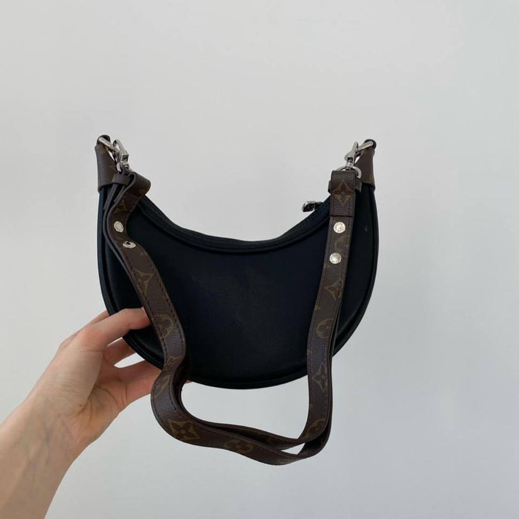 Louis Vuitton Crescent Moon Bag with Silver-Tone Hardware 🌙👜
