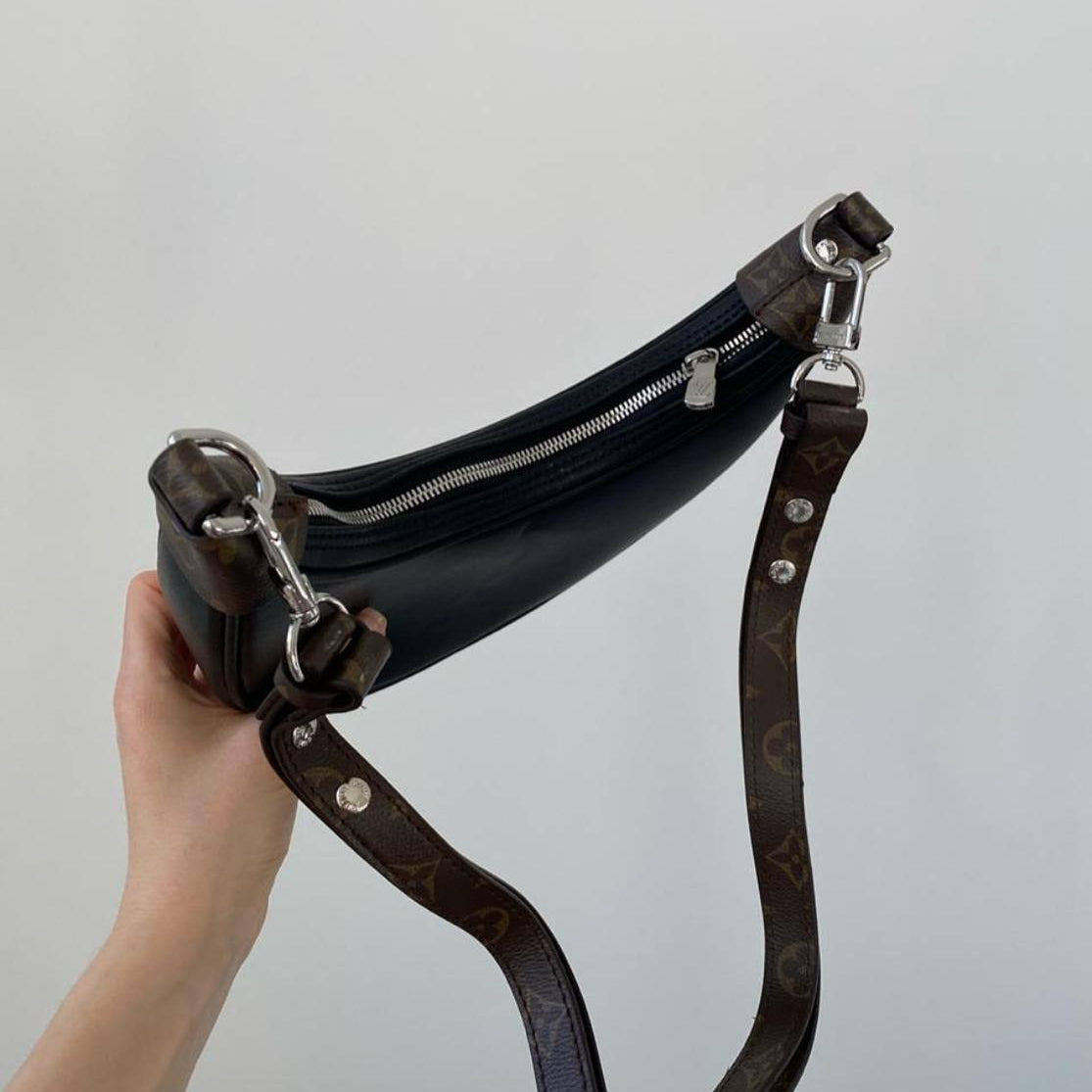 Louis Vuitton Crescent Moon Bag with Silver-Tone Hardware 🌙👜