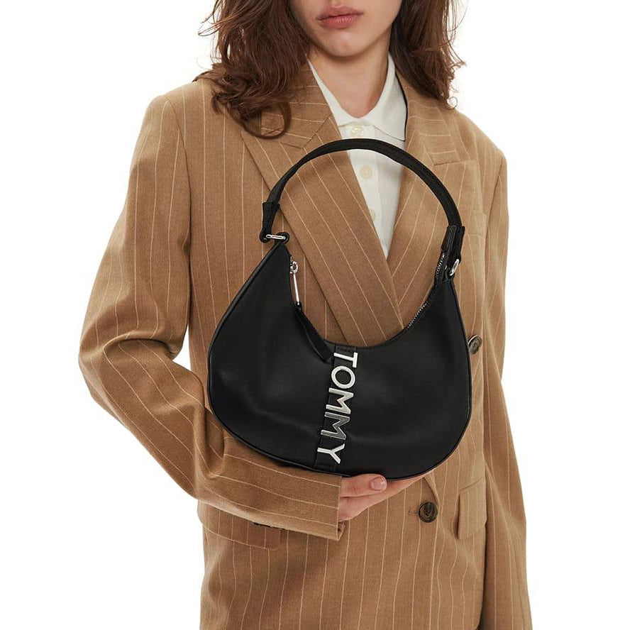 Tommy Jeans Crescent Moon Shoulder Bag in Sleek Navy 🌙👜