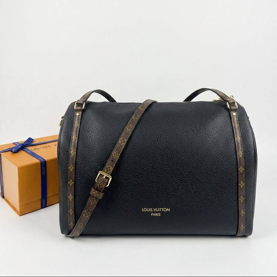 Louis Vuitton Monogram Trim Handbag in Taupe