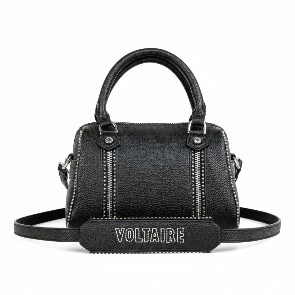 Zadig & Voltaire Studded Leather Effect Handbag