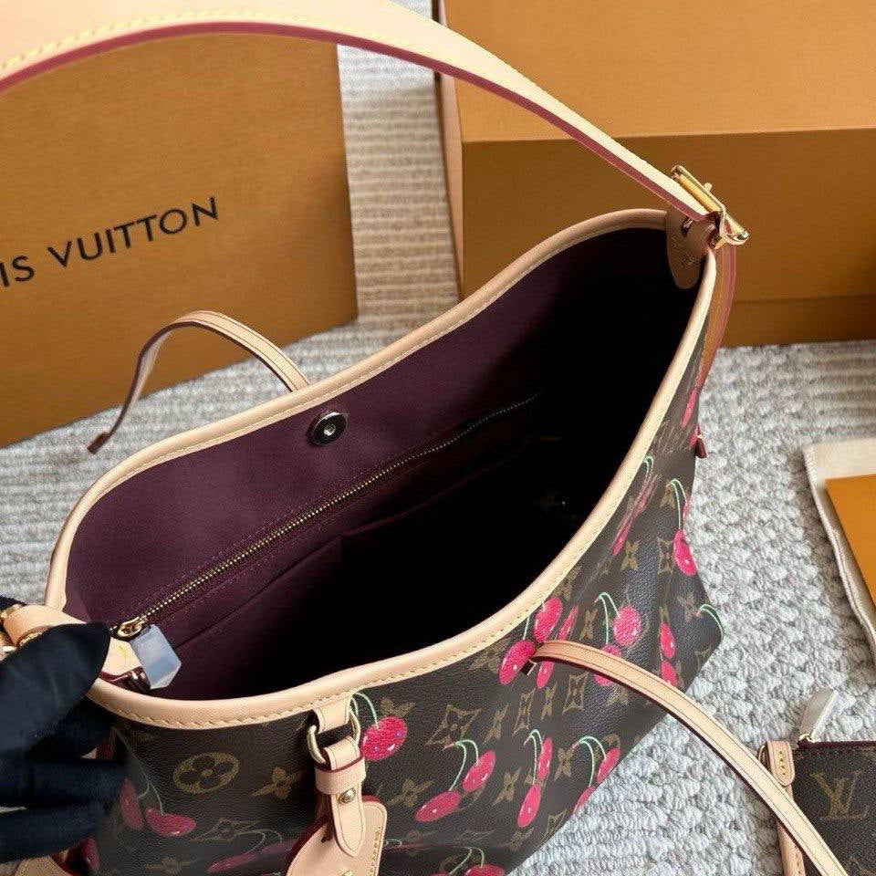 Louis Vuitton Monogram Cherry Print Shoulder Bag