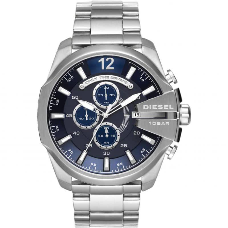 Diesel Only The Brave Stainless Steel Chronograph Watch