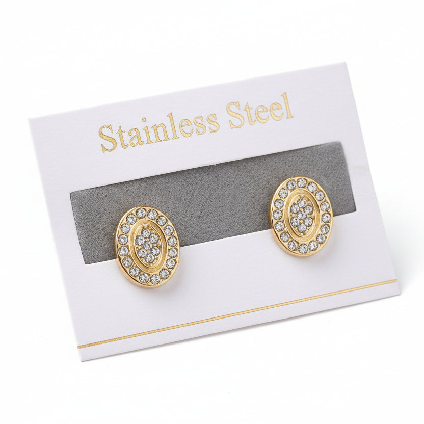 Auger Lobe Earrings: Gold Alternative 💛 in Stainless Steel ⚙️