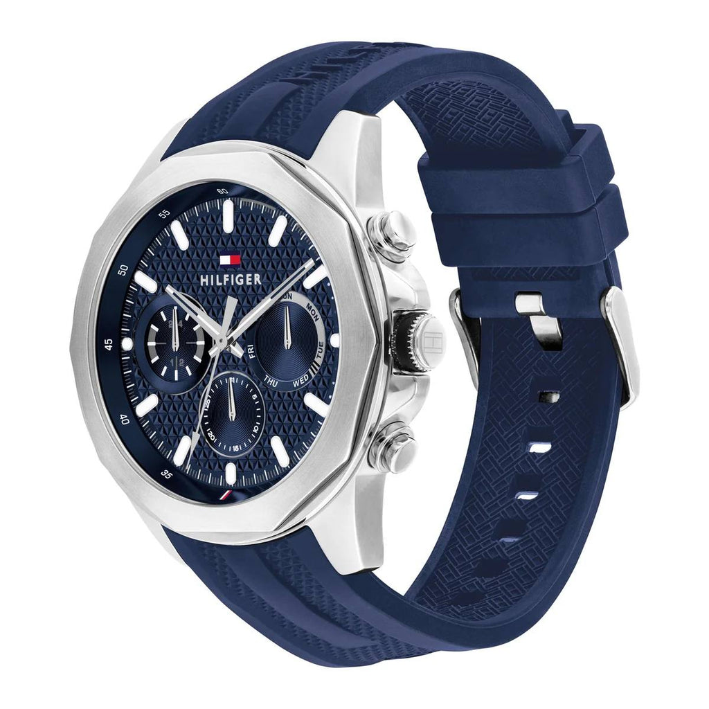 Tommy Hilfiger Blue & Silver Stainless Steel Watch ⌚💙