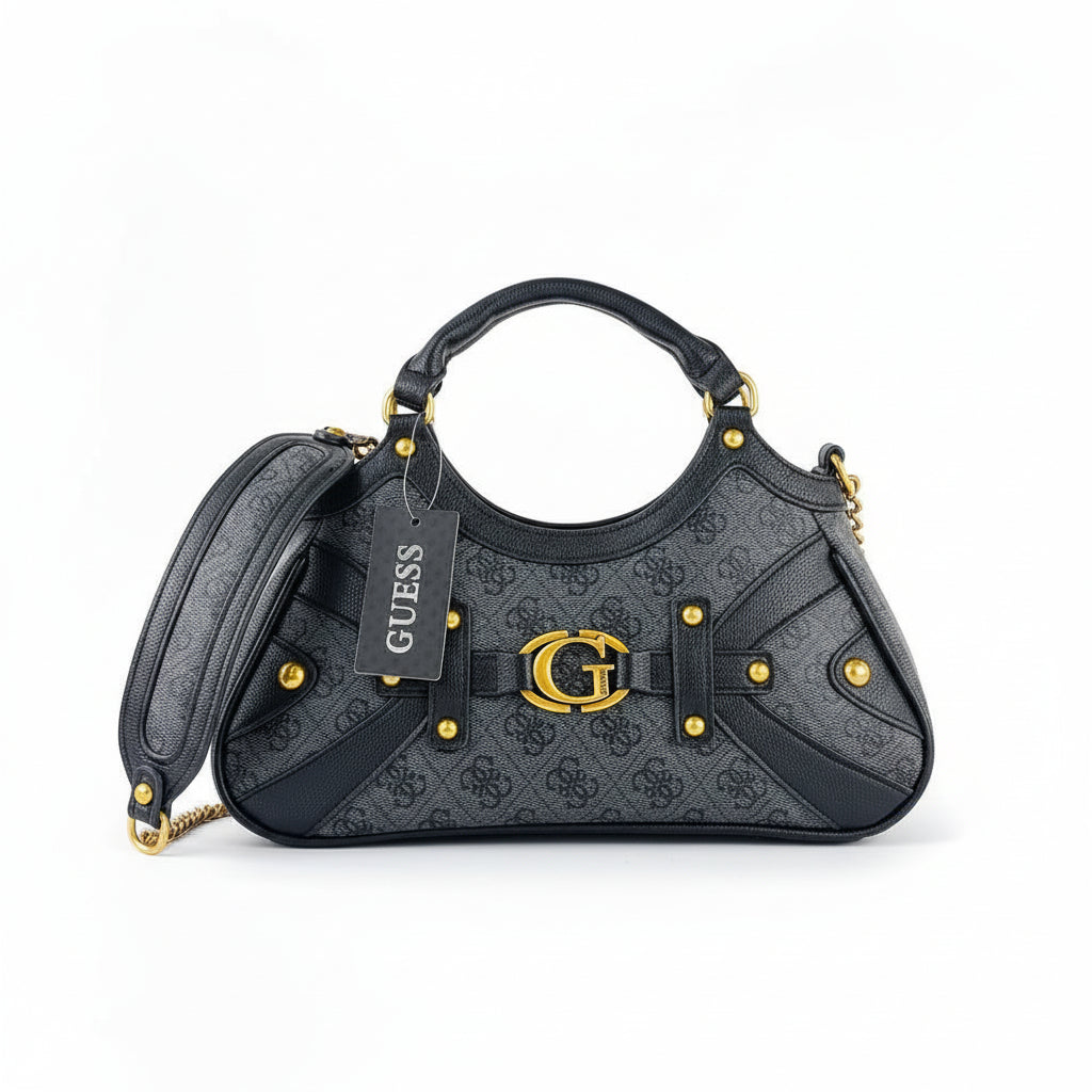 GUESS Chic City Bag: Black & Brown 🖤👜🏙️