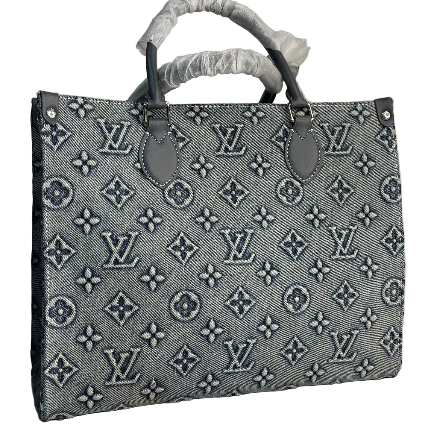 Louis Vuitton Onthego MM Monogram Denim Tote 👜💙✨