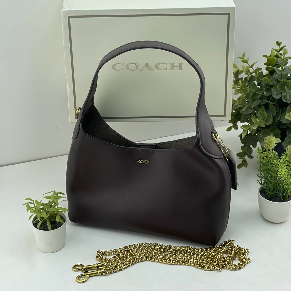 Coach Legacy Bag: Black & Brown Elegance 👜🖤🤎