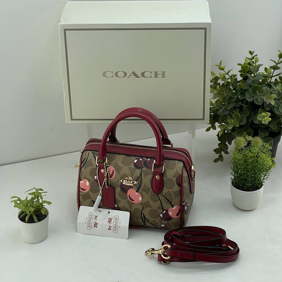 Coach Colorblock Bag 💙🤎❤️ Iconic Style