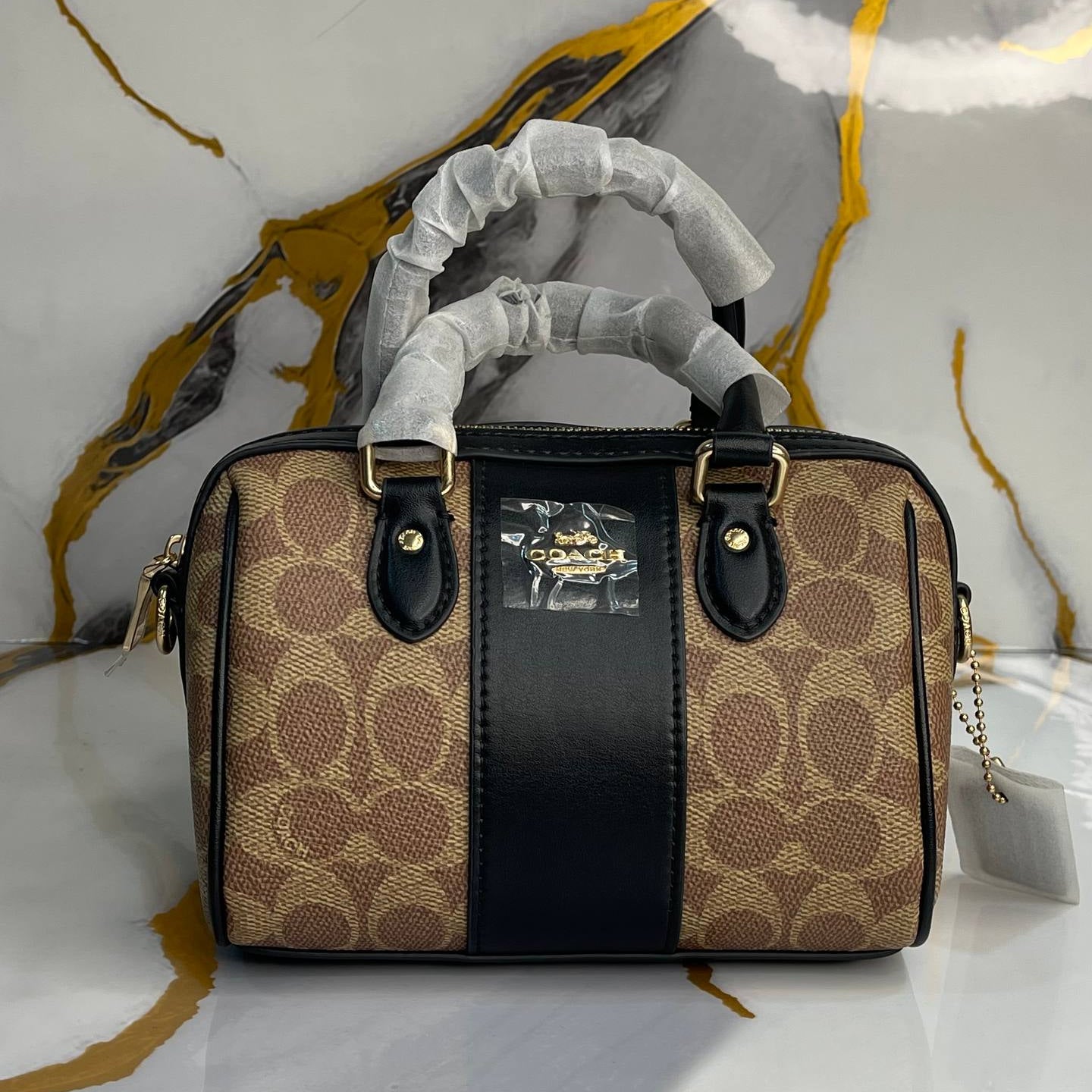 Coach Signature Denim Micro Rowan Satchel Bag 👜✨💙