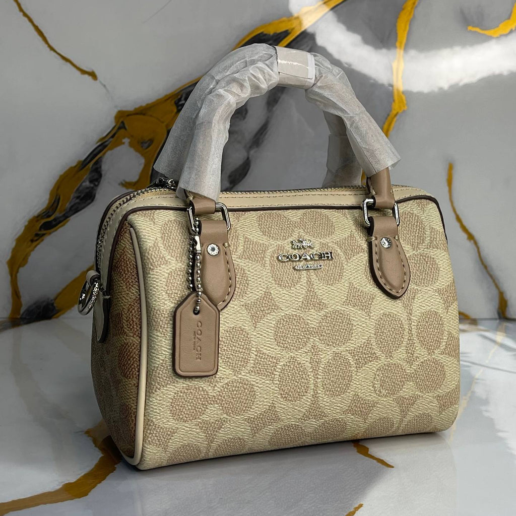 Coach Signature Denim Micro Rowan Satchel Bag 👜✨💙
