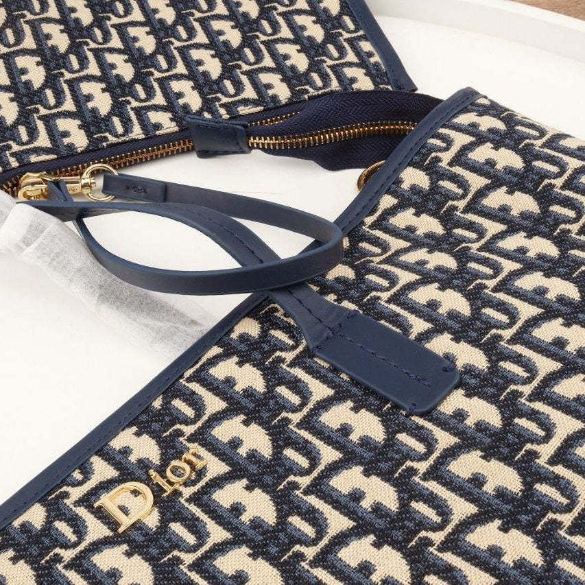 Christian Dior Monogram Tote Bag with Matching Pouch 👜✨