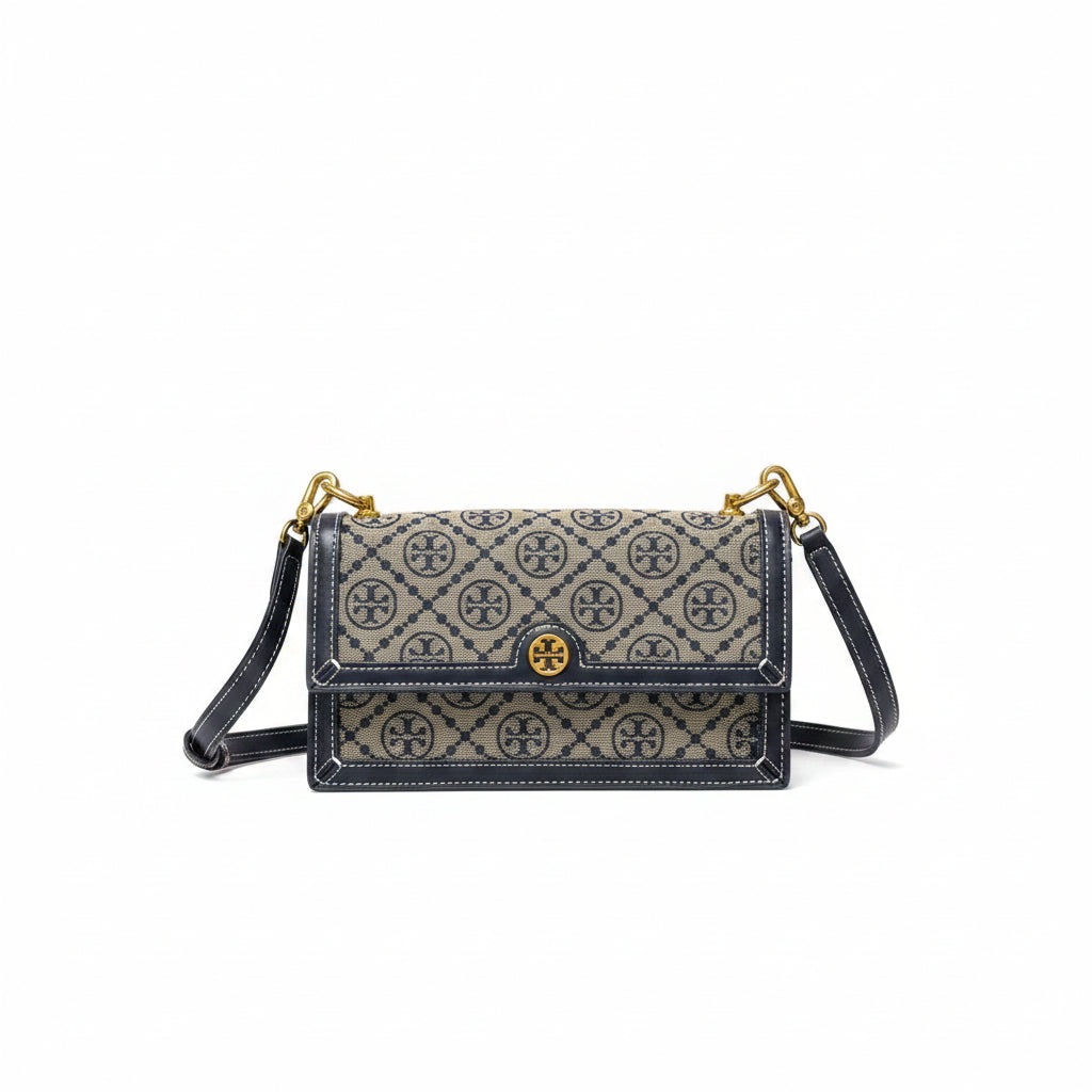 Tory Burch Monogram Crossbody Bag with Adjustable Strap 👜✨