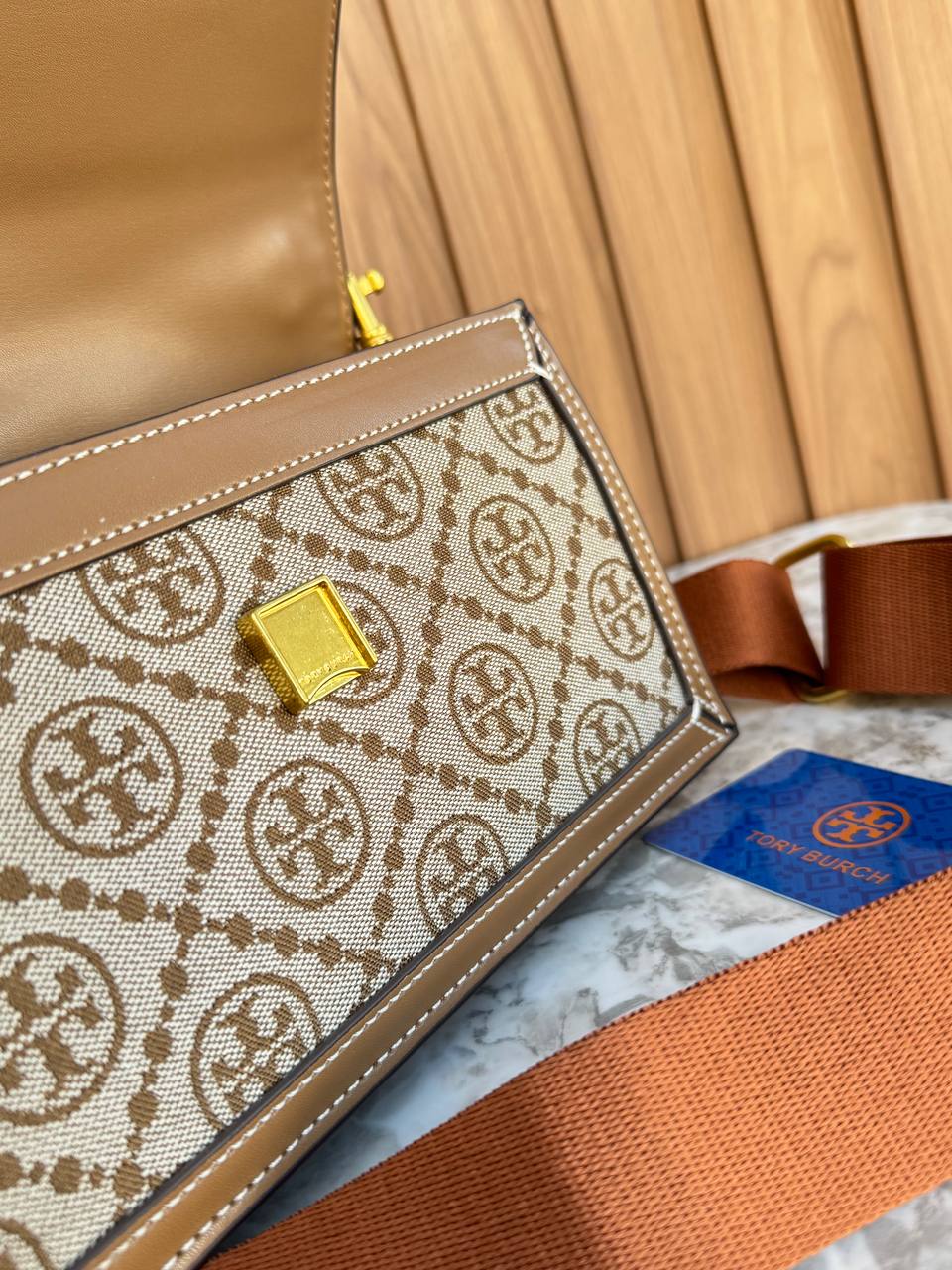 Tory Burch Monogram Crossbody Bag with Adjustable Strap 👜✨