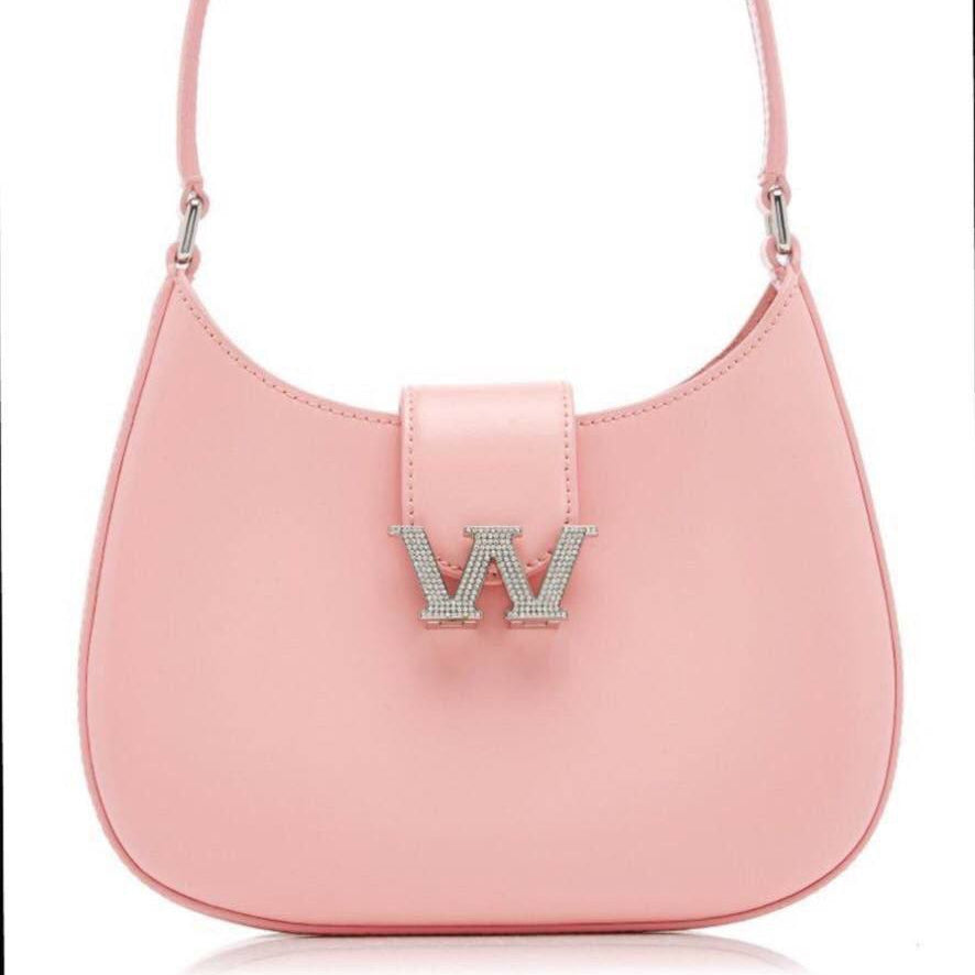Alexander Wang Style Rhinestone W Shoulder Bag ✨👜