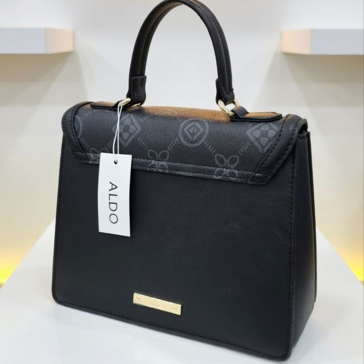 ALDO Signature Monogram Handbag with Matching Wallet Charm 👜✨