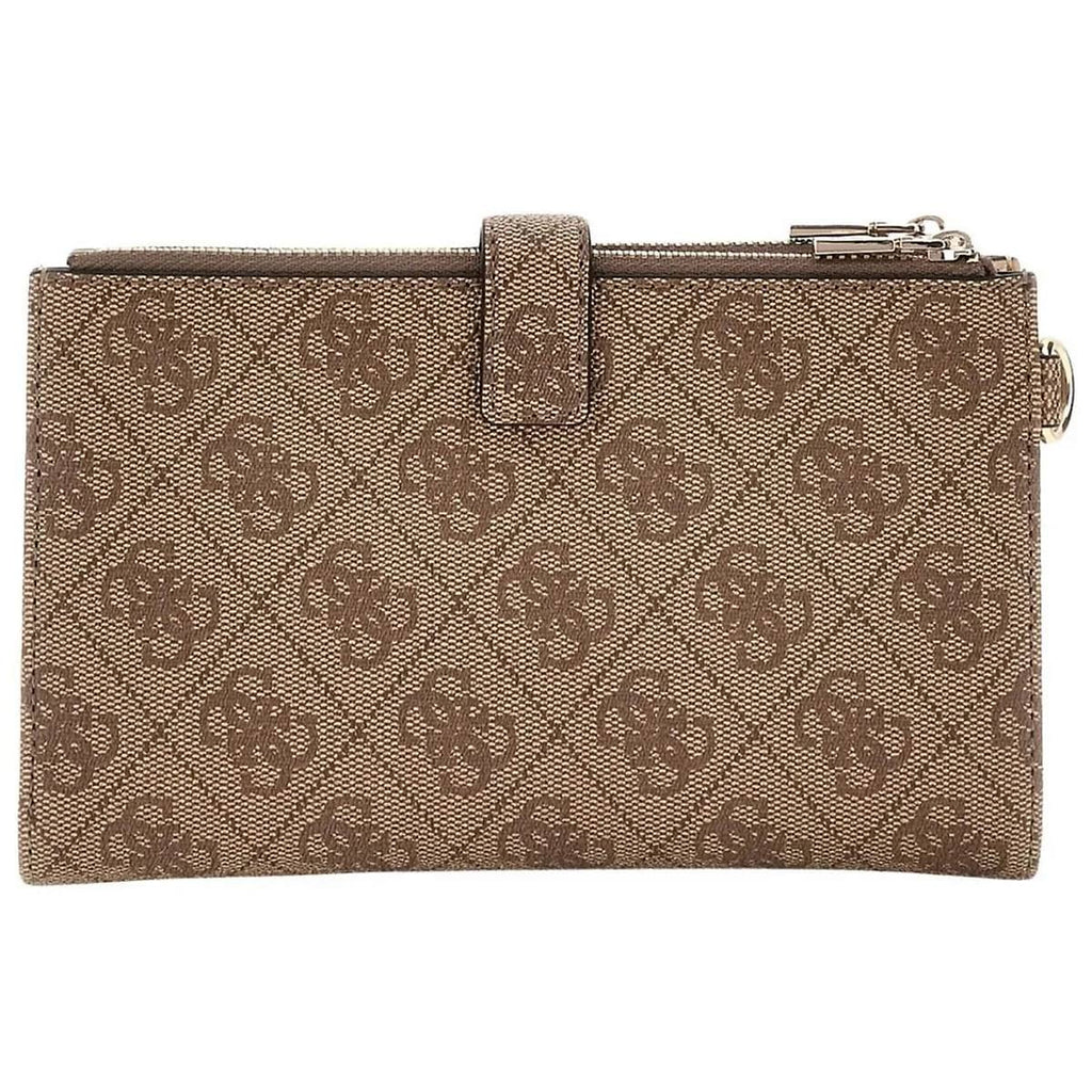 Guess Logo Print Zip Wallet with Snap Closure ✨👜