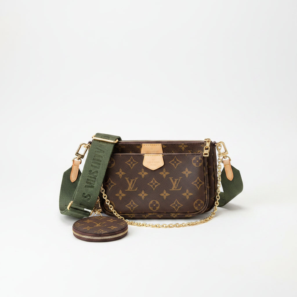 Louis Vuitton Multi Pochette Monogram Canvas 5 in 1 Crossbody Bag