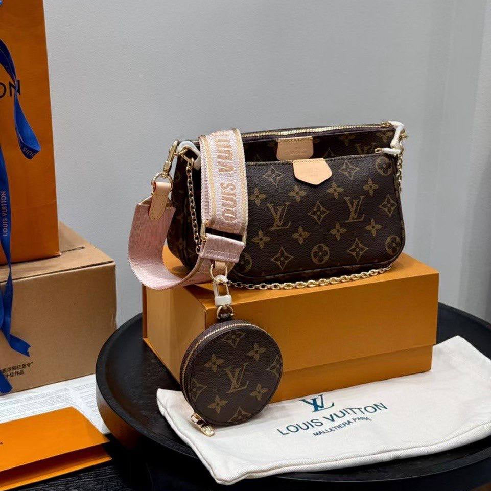 Louis Vuitton Multi Pochette Monogram Canvas 5 in 1 Crossbody Bag