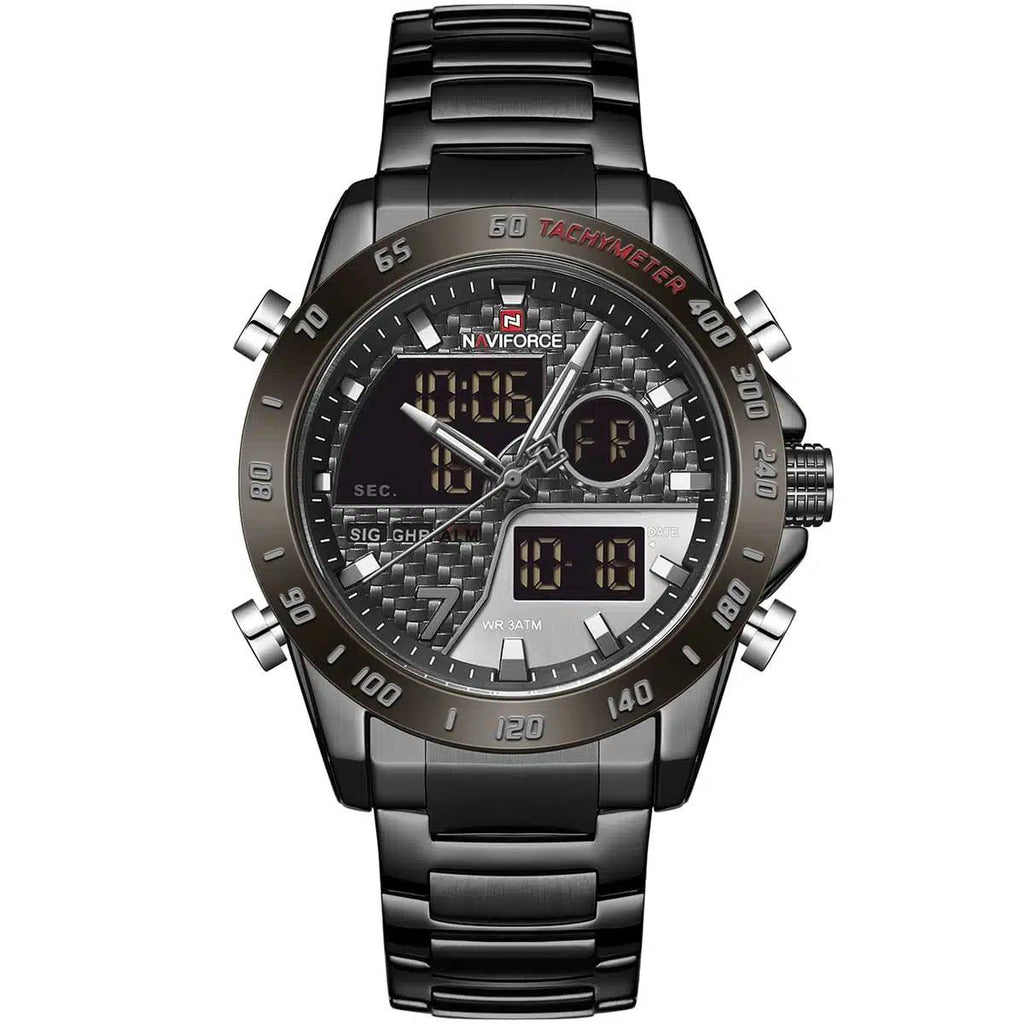 NAVIFORCE Green Dial Chronograph Sport Watch ⌚🟢✨